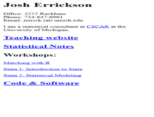 Tablet Screenshot of errickson.net
